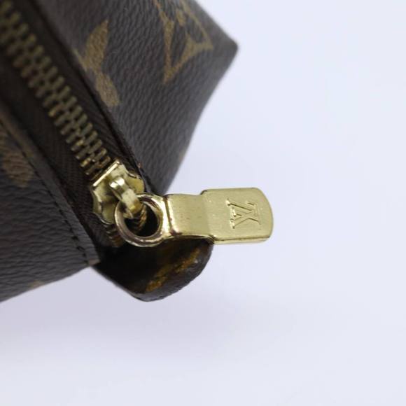 LOUIS VUITTON Monogram Trousse Demi Ronde Cosmetic Pouch M47520 LV Auth 81231 - Picture 8 of 16